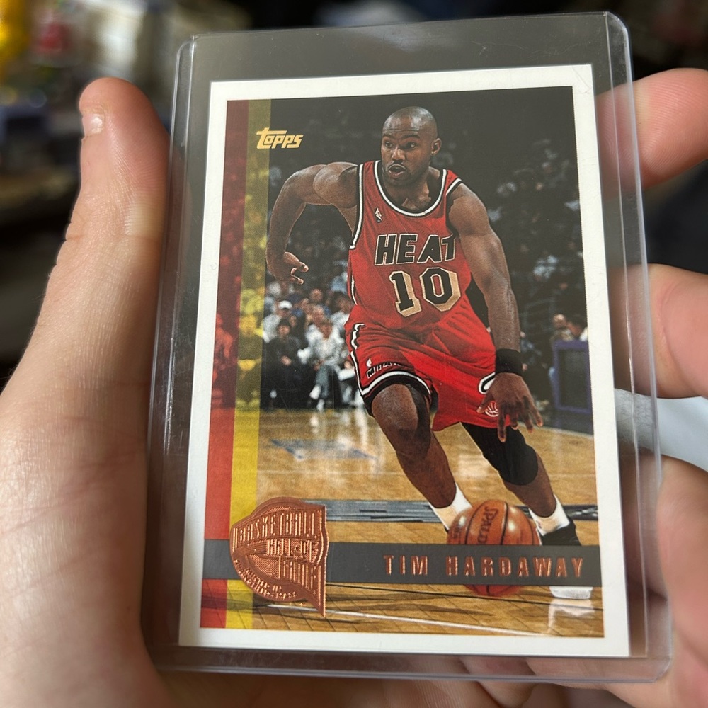 Set of 3 HOF Tim Hardaway Basketball Cards. RARE Hall of Fame Minted Card.
